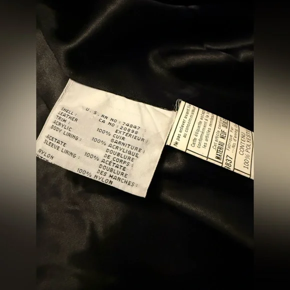 Andrew Marc Men’s Leather Jacket Sz L - Picture 9 of 9